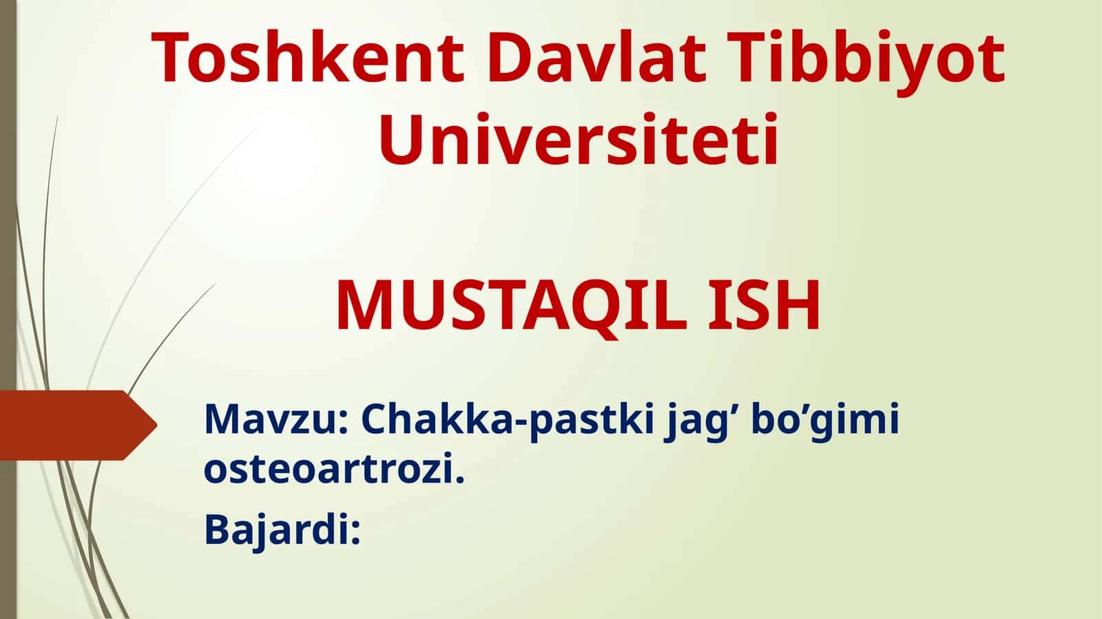 Chakka-pastki jag' bo'g'imi osteoartrozi 1