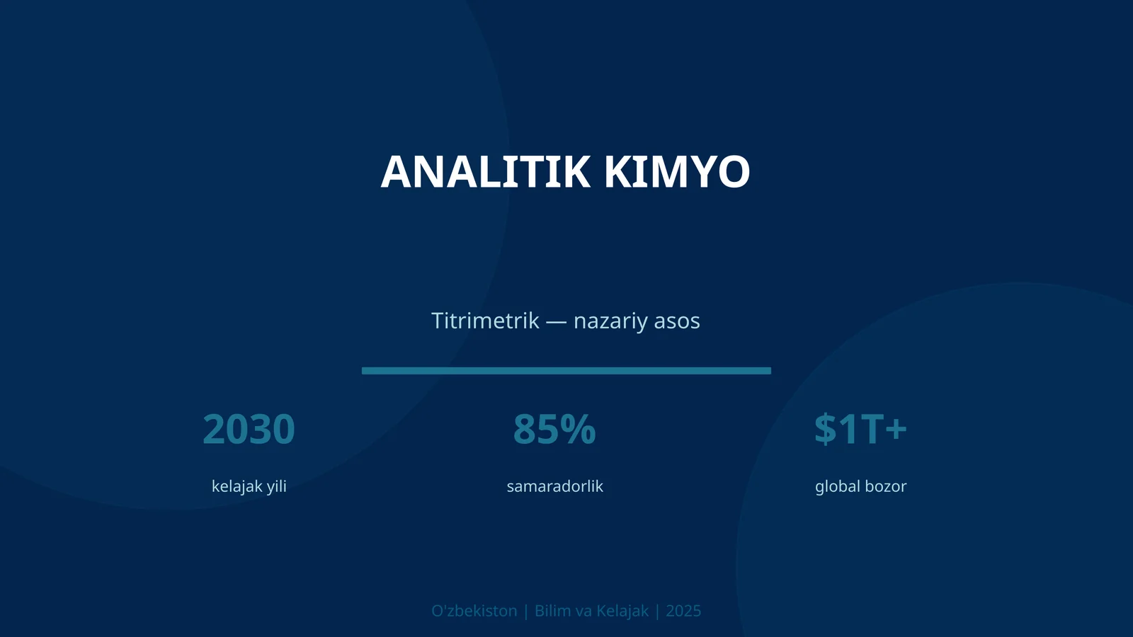 Analitik Kimyo 1