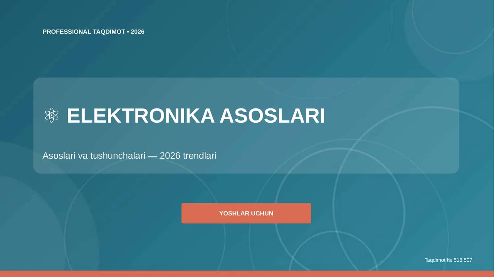Elektronika asoslari: asoslari va tushunchalari (2026 trendlari) [yoshlar uchun] 1