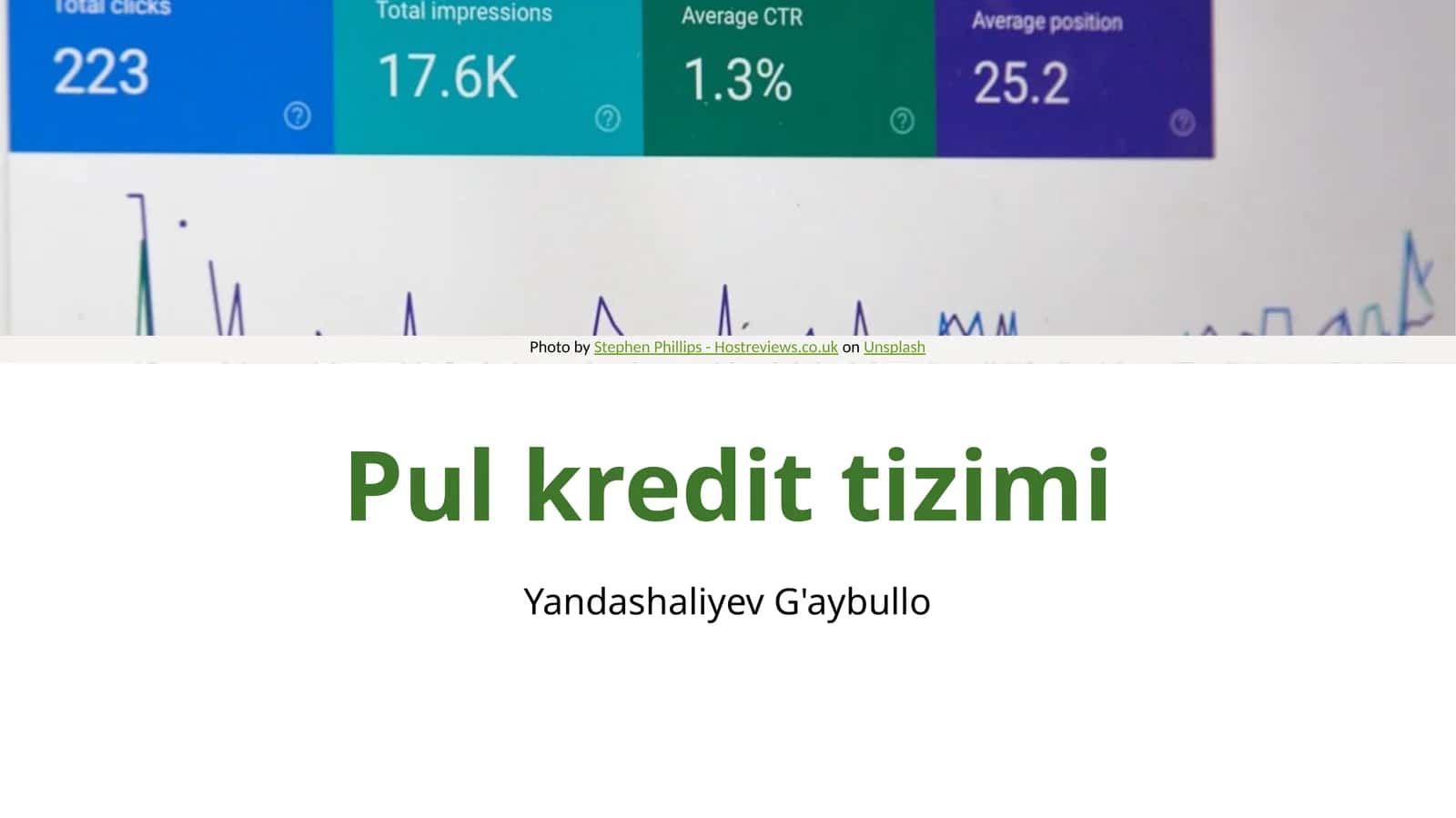 Pul kredit tizimi 1