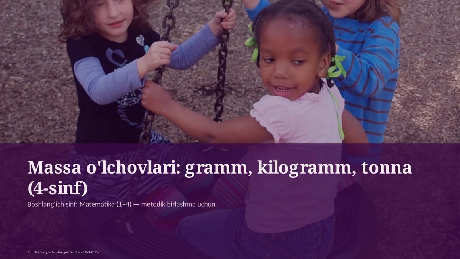 Matematika O'lchovlar (Massa) 1