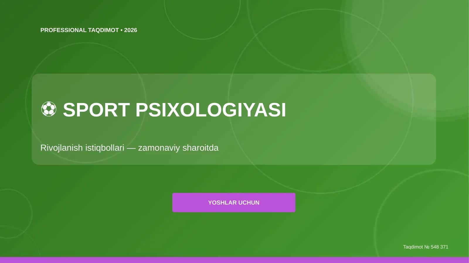 SPORT PSIXOLOGIYASI 1
