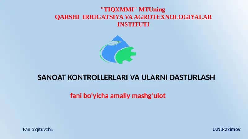 Operatsion tizimlar 1