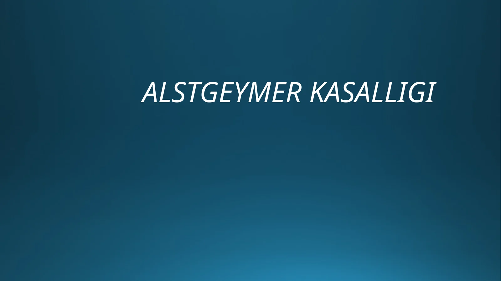 Alstgeymer kasalligi 1