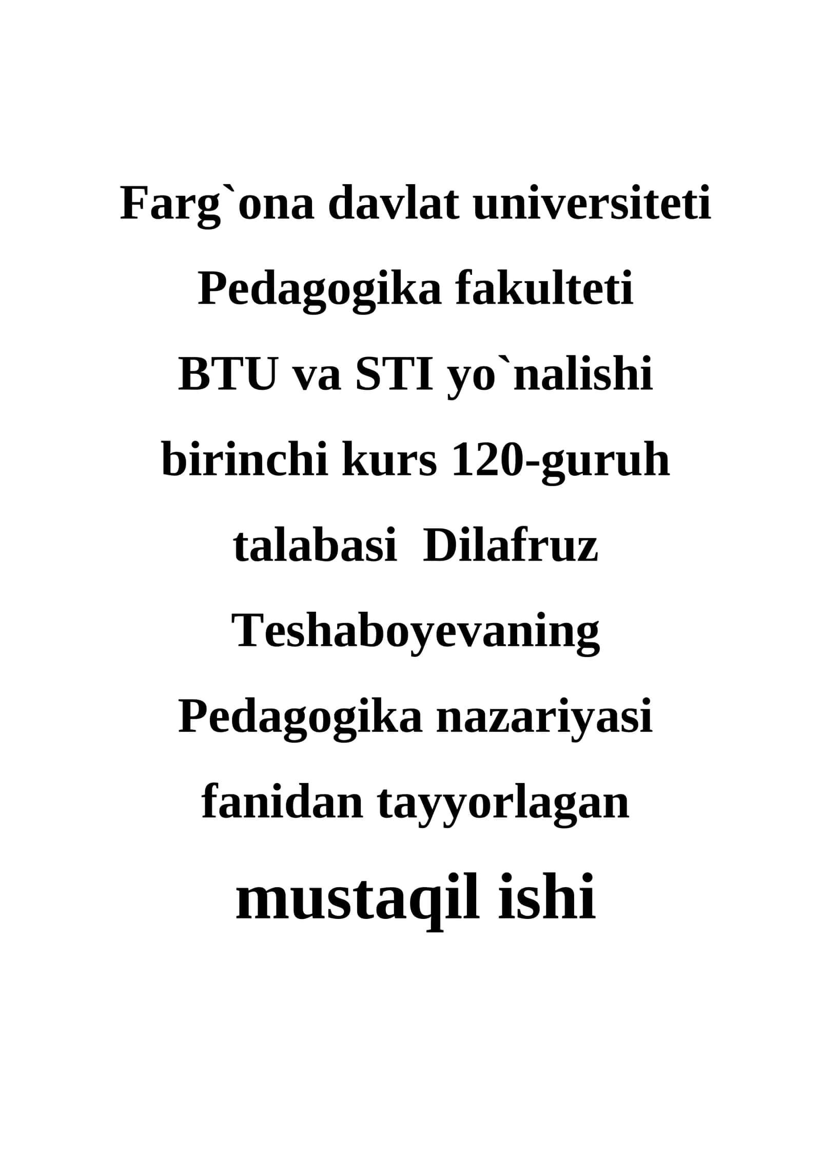 Ogahiyning pedagogik qarashlari 1
