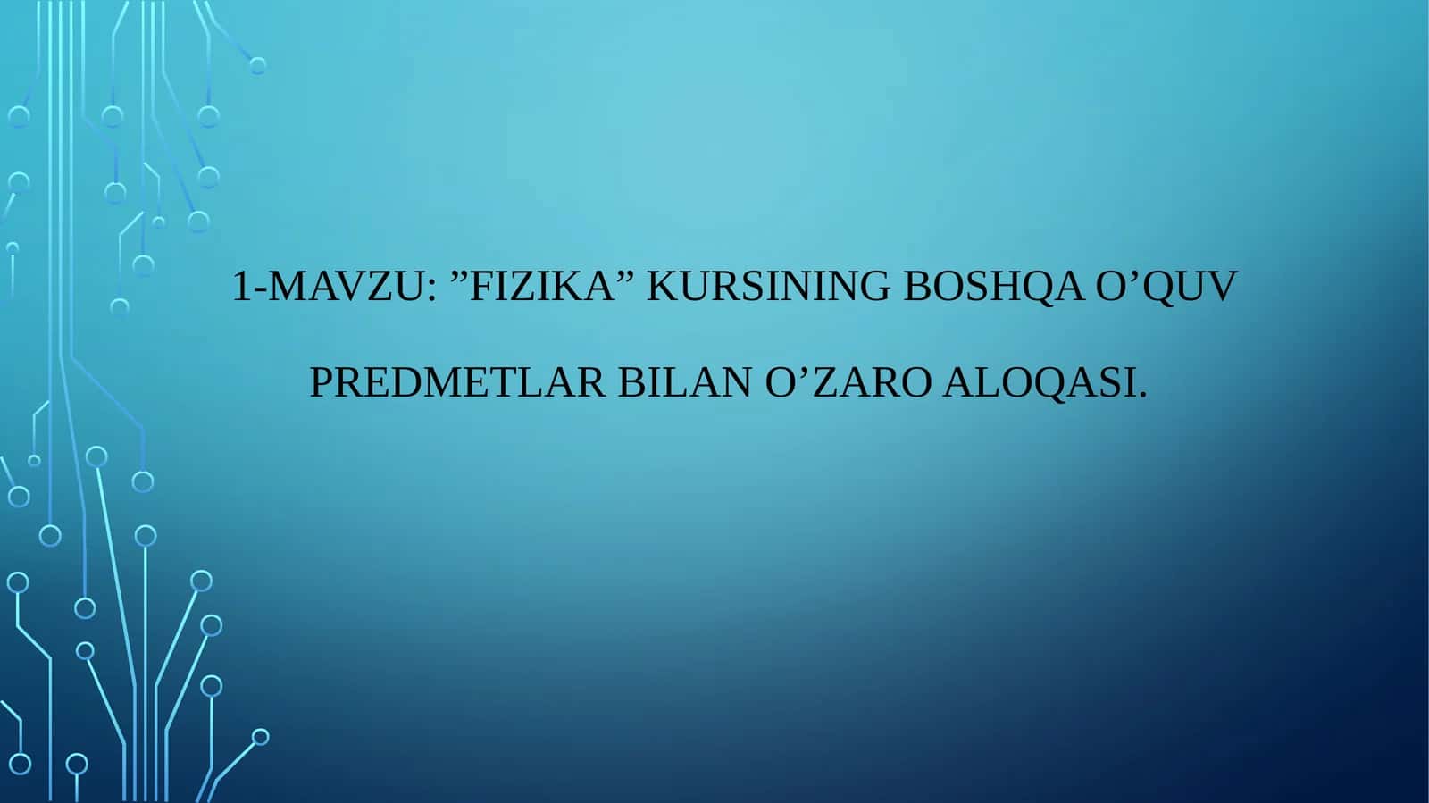 Fanning bevosita ishlab chiqarish kuchlariga aylanish va mehnat xarakteri va mazmuninining o'zgarish 1