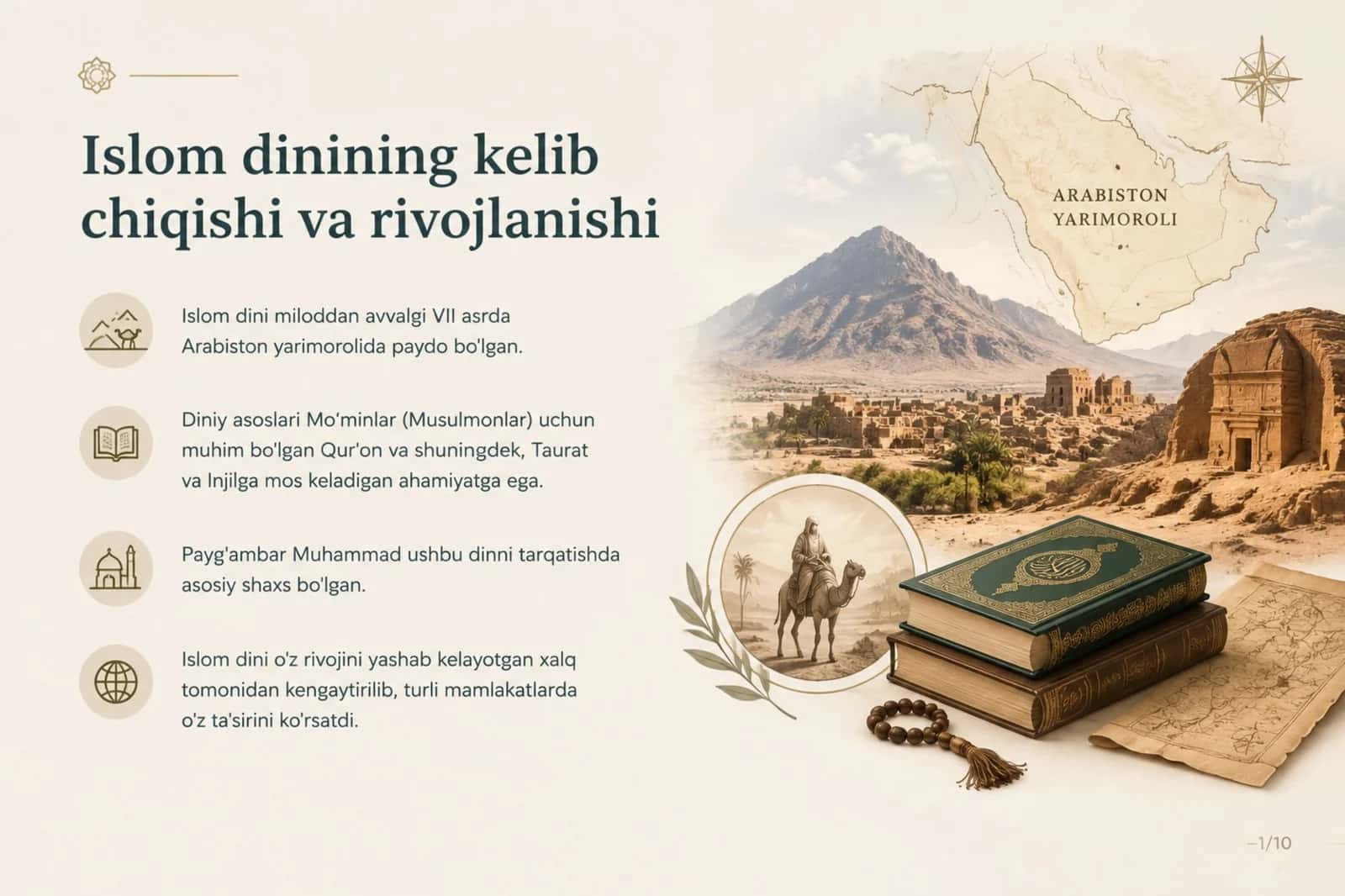 Islom dinining tarixi va mohiyati 1