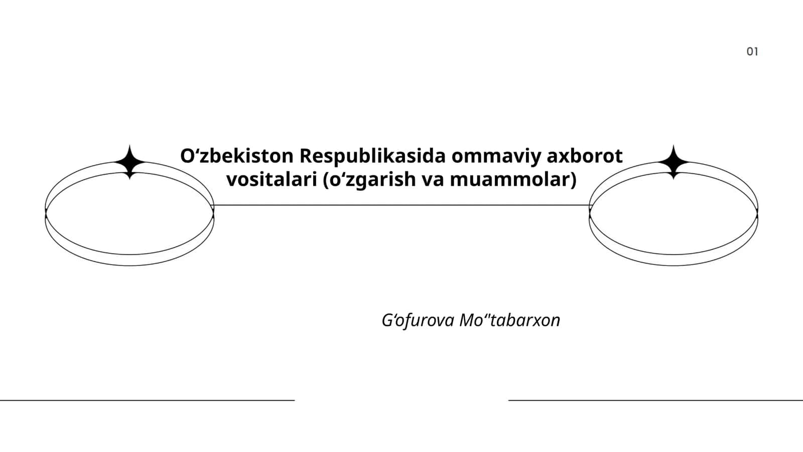 O‘zbekiston Respublikasida ommaviy axborot vositalari (o‘zgarish va muammolar) 1