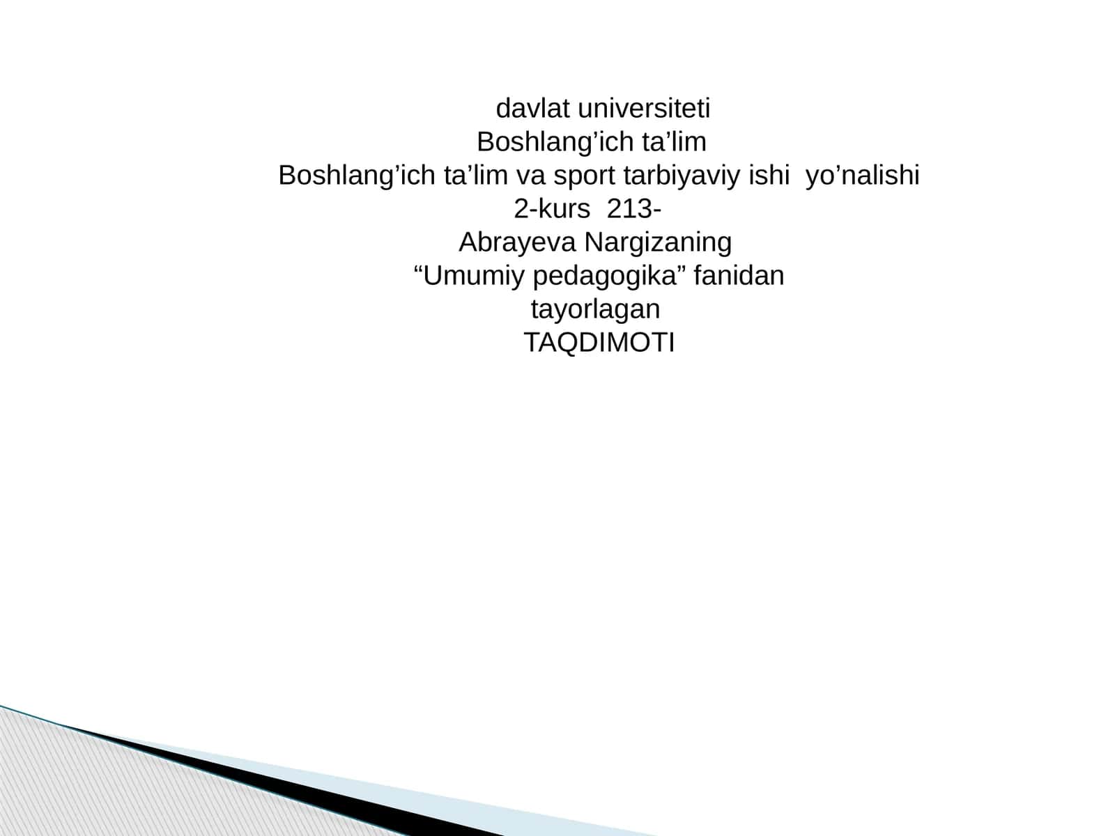 Eng qadimgi davrlarda VII-XIV asrgacha ta'lim tarbiya va pedagogik qarashlar fikrlar 1