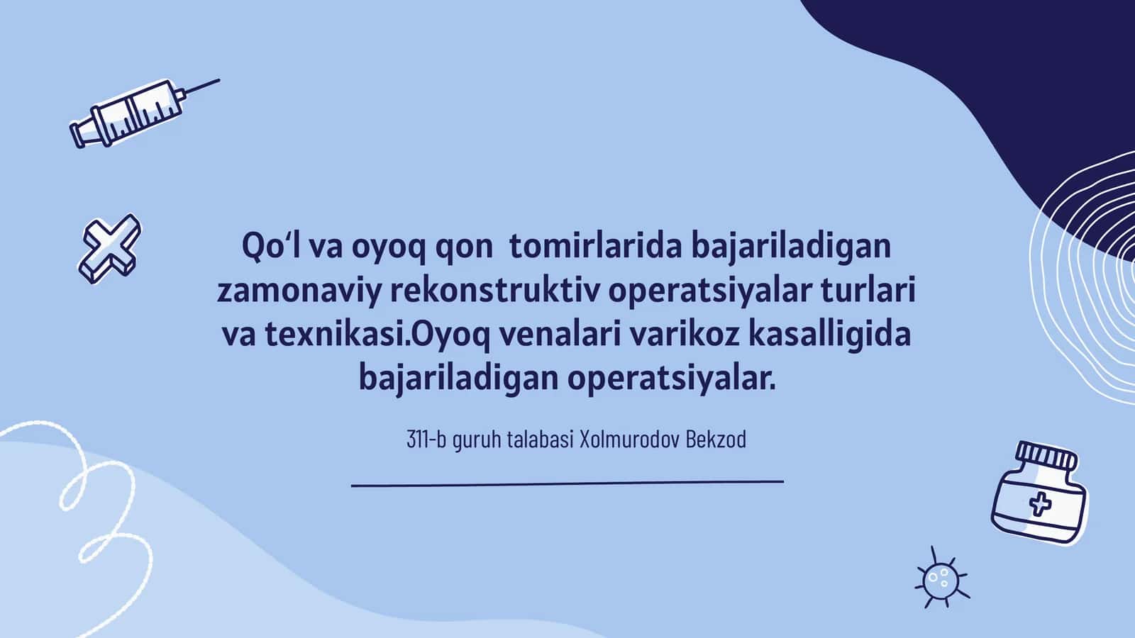 Zamonaviy rekonstruktiv operatsiyalar 1