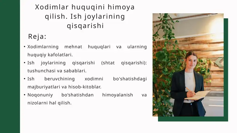 Xodimlar huquqini himoya qilish 1