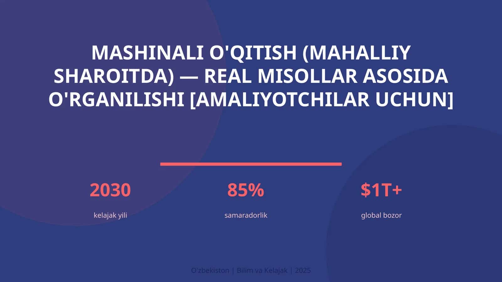 Mashinali o'qitish (mahalliy sharoitda) — real misollar asosida o'rganilishi [amaliyotchilar uchun] 1