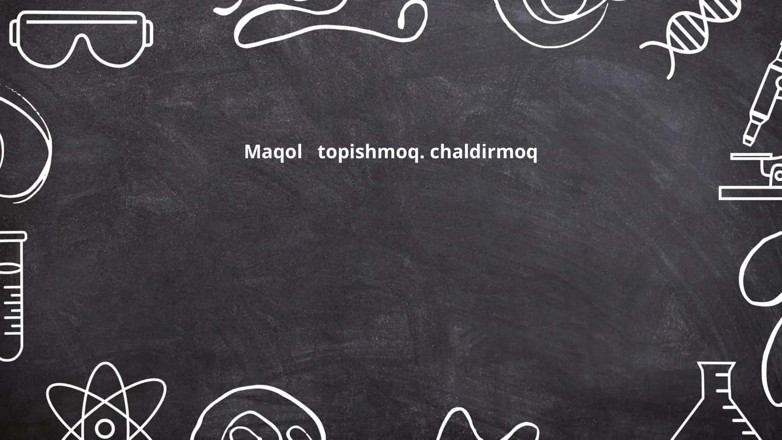 Maqol va hikmatlar 1