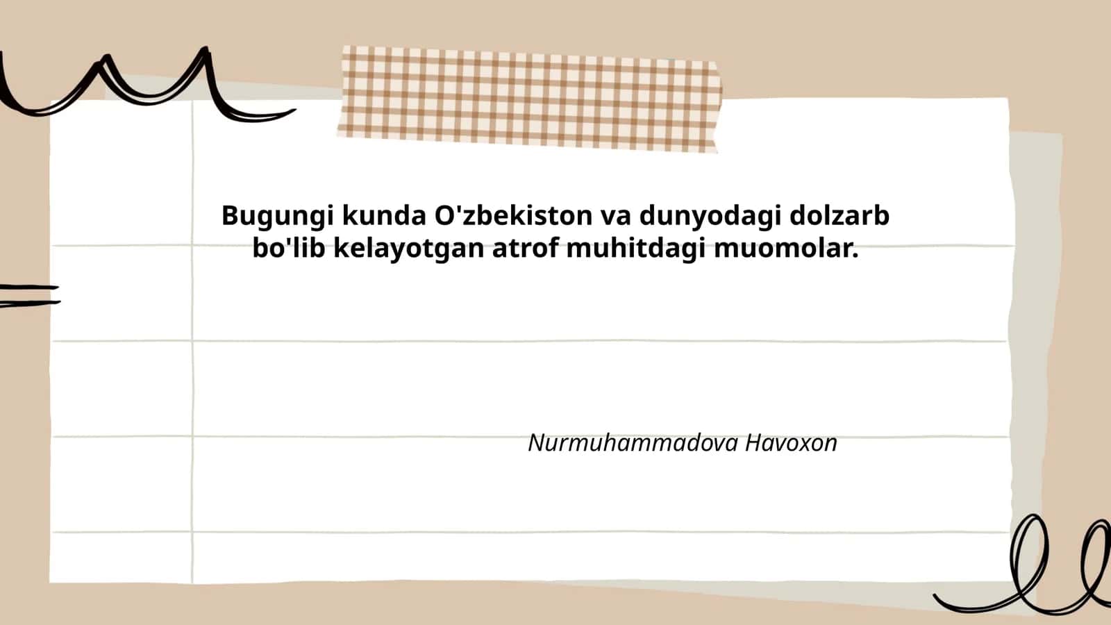 Iqlim o'zgarishi va uning O'zbekistonga ta'siri 1