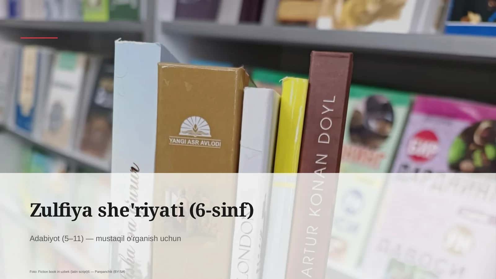 Zulfiya she'riyati (6-sinf) 1