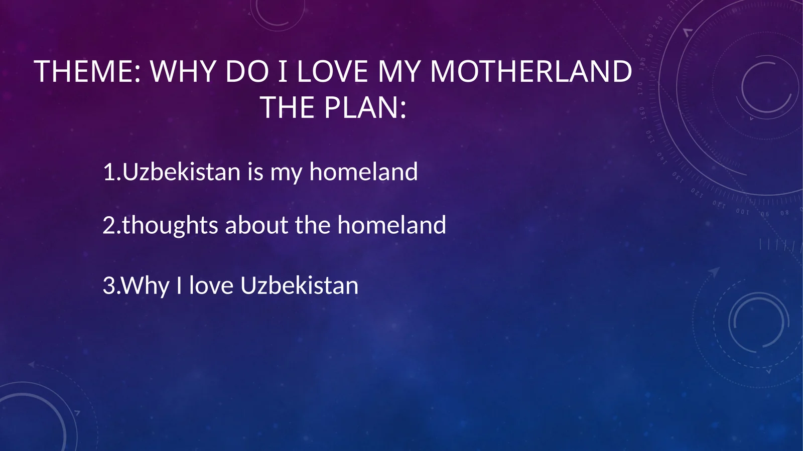why do I love my motherland 1
