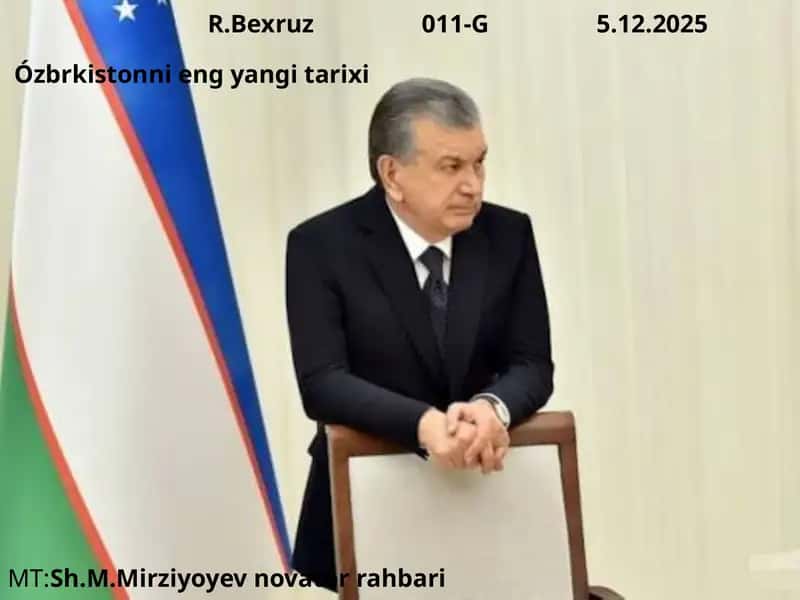 Shavkat Mirziyoyev novator rahbari 1