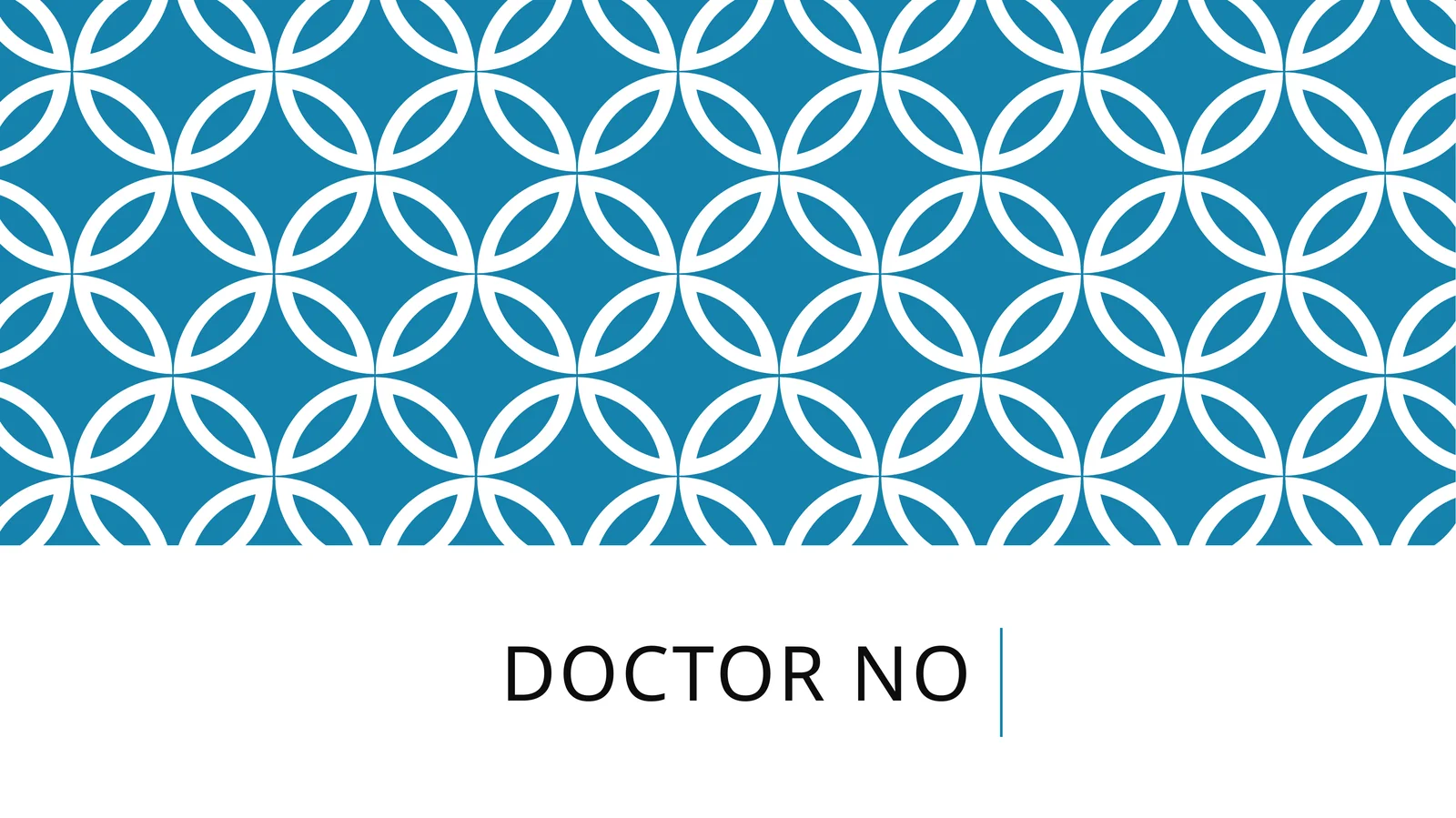 Doctor No 1
