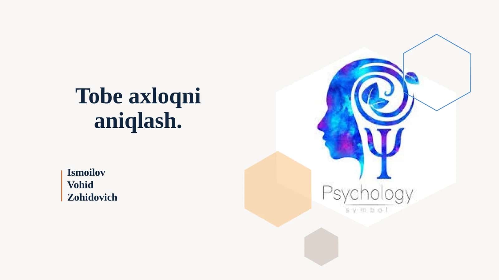 Tobeaxloqnianiqlash 1