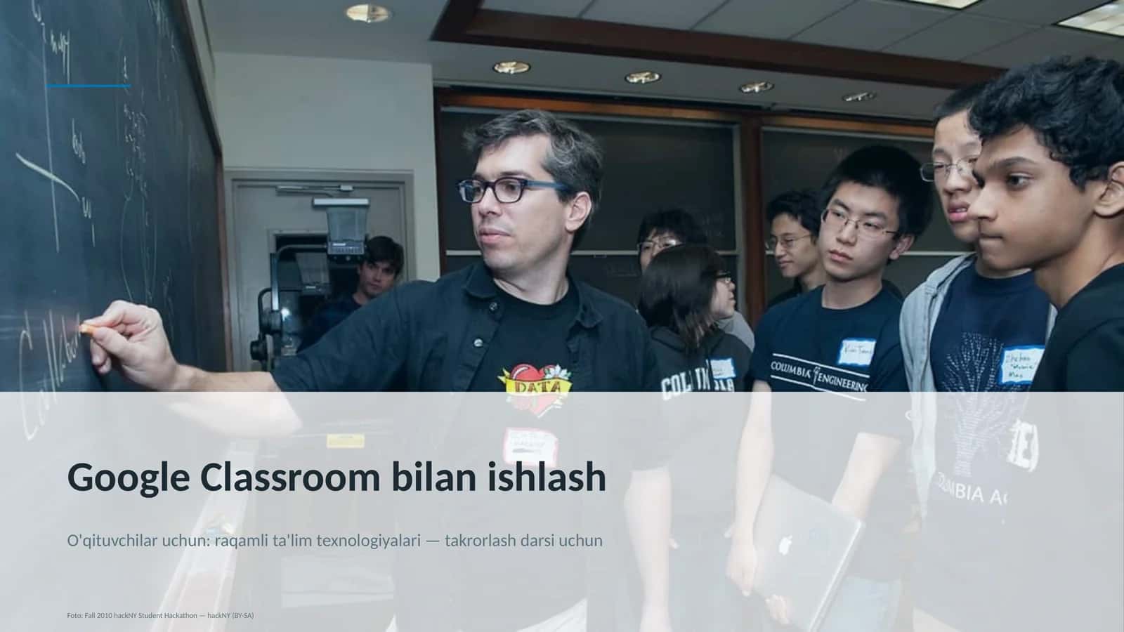 Google Classroom bilan ishlash 1