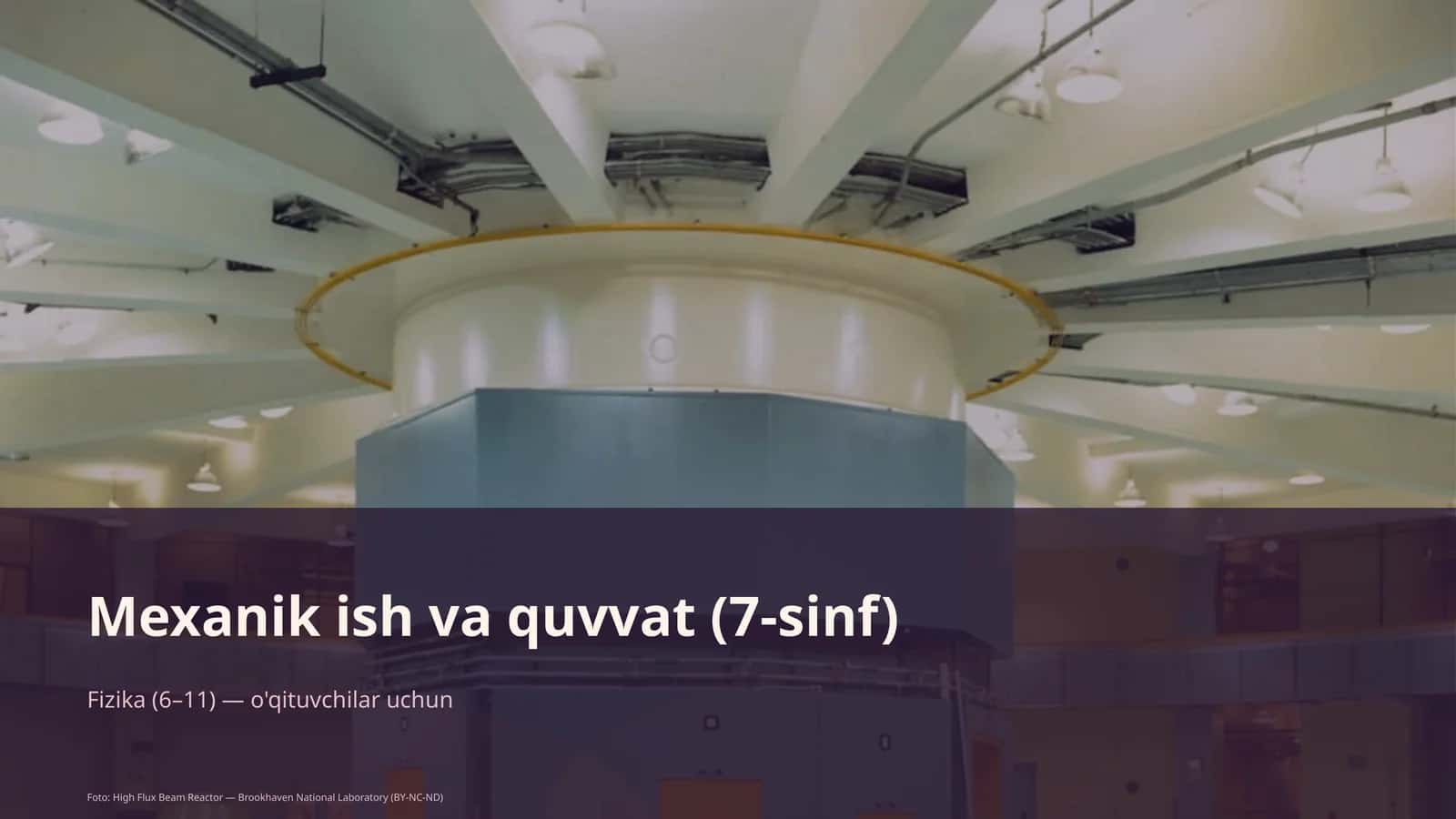 Mexanik ish va quvvat (7-sinf) 1
