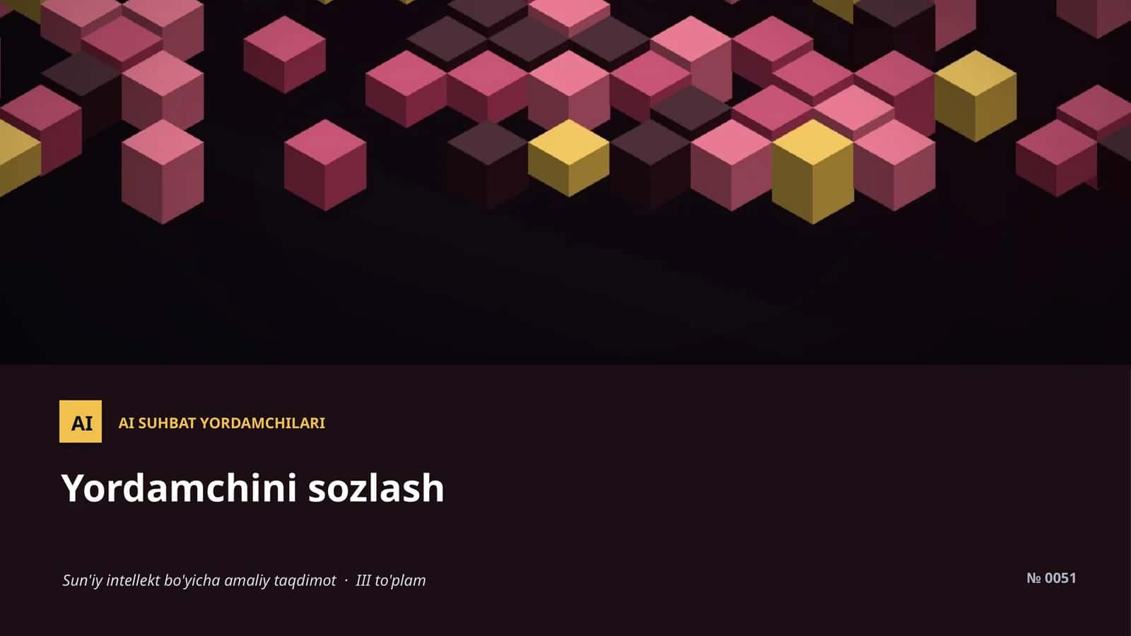 AI SUHBAT YORDAMCHILARI 1
