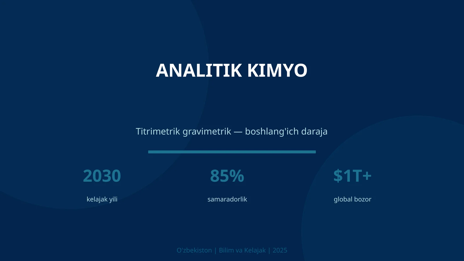 ANALITIK KIMYO 1