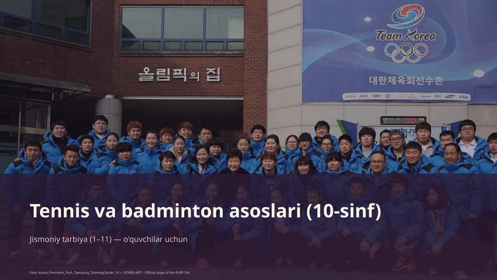 Tennis va badminton asoslari (10-sinf) 1
