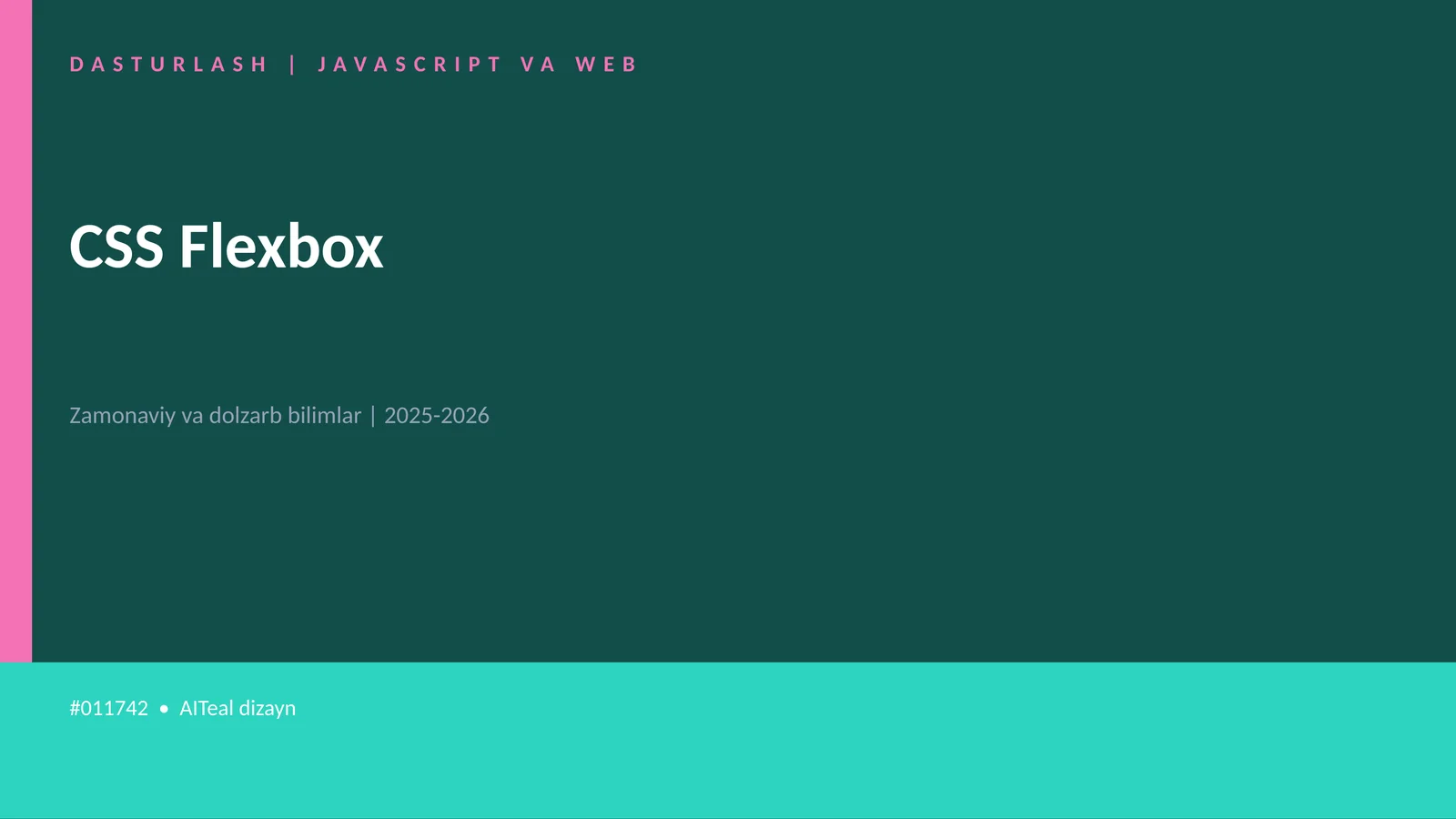 CSS Flexbox 1