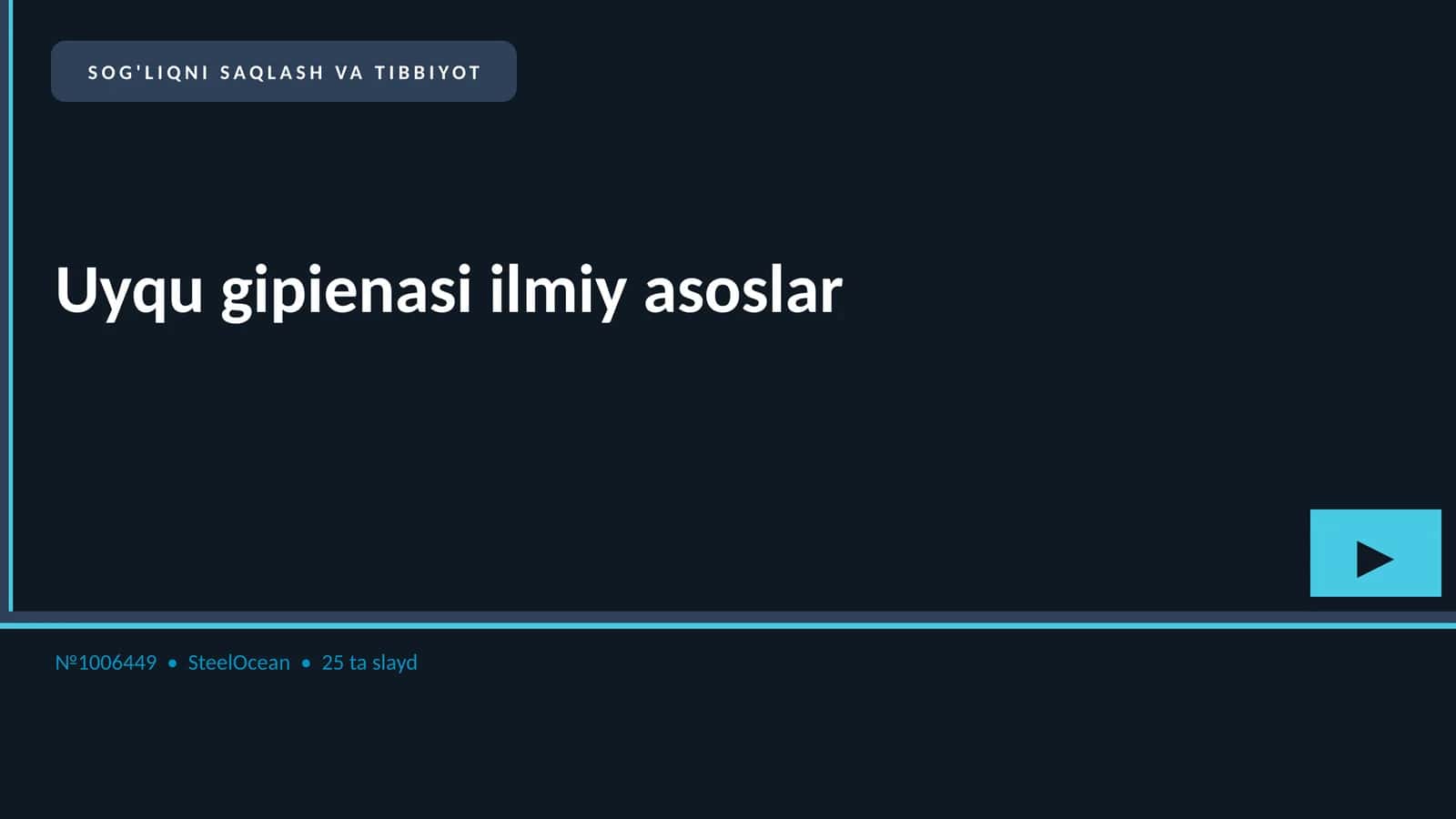 Uyqu gipienasi ilmiy asoslar 1