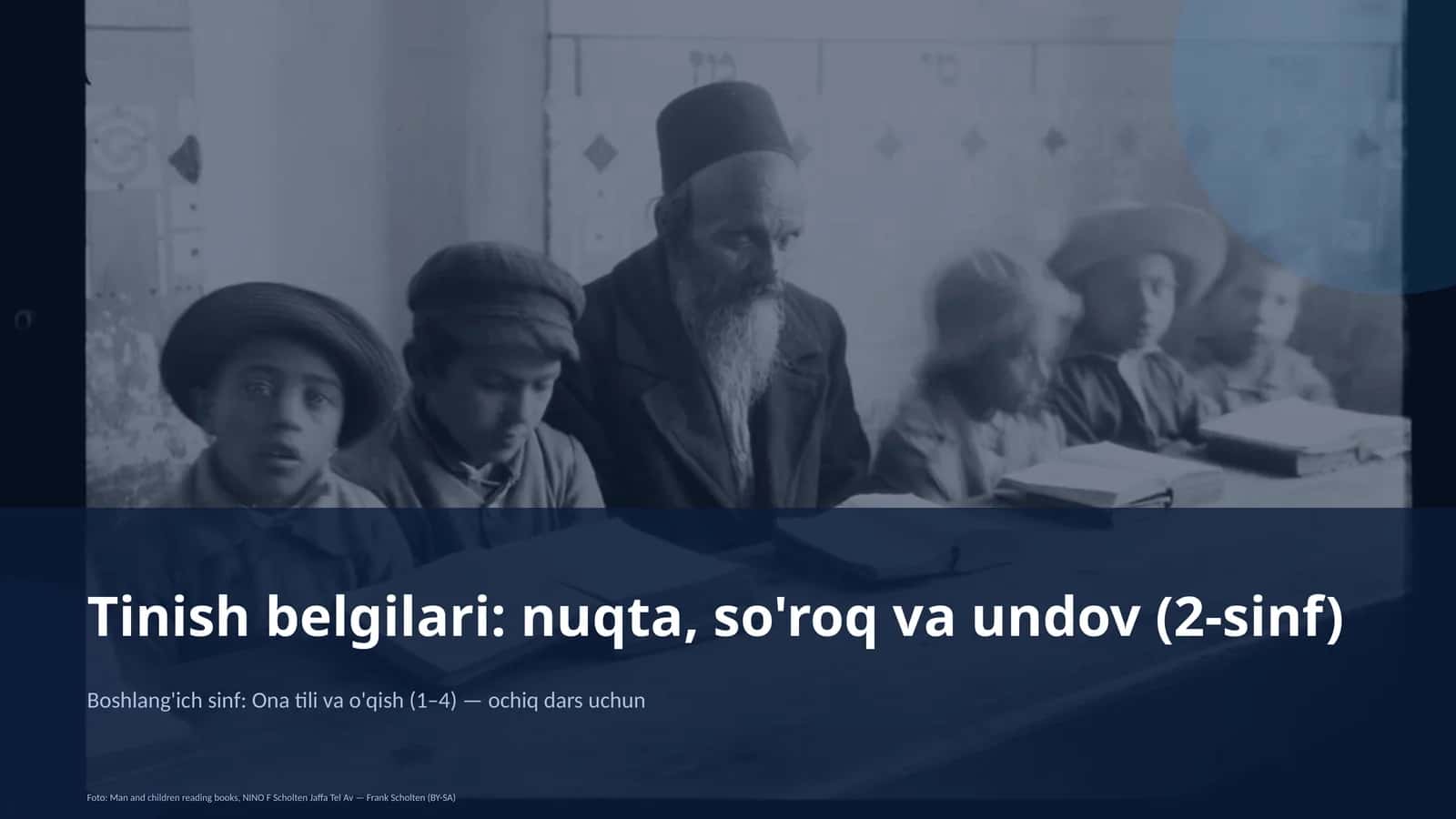 Boshlang'ich sinf: Ona tili va o'qish 1