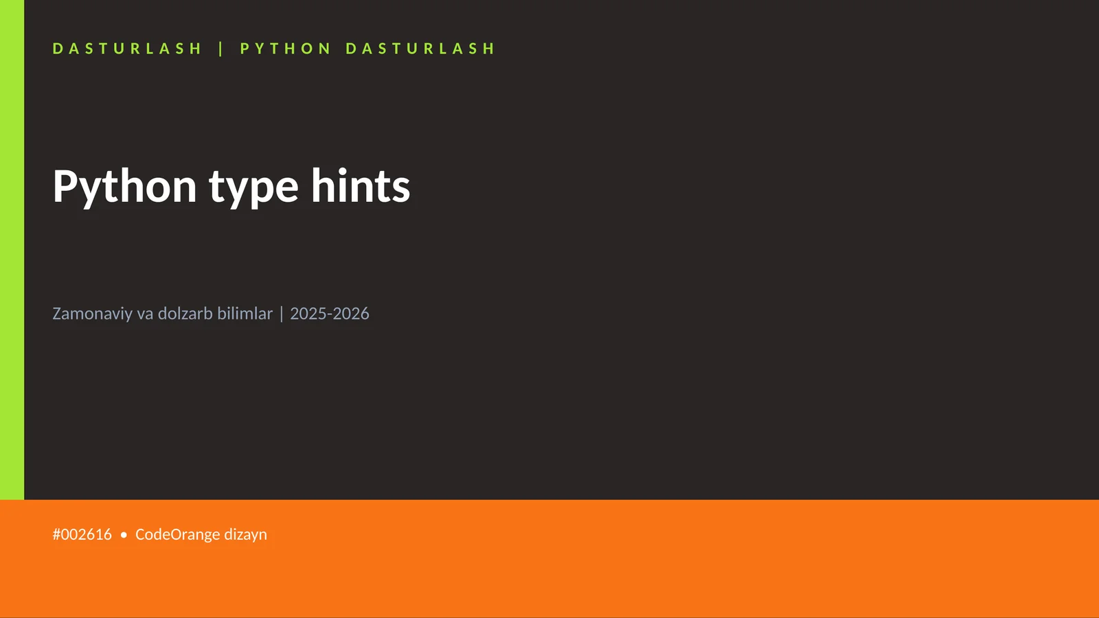 Python type hints 1