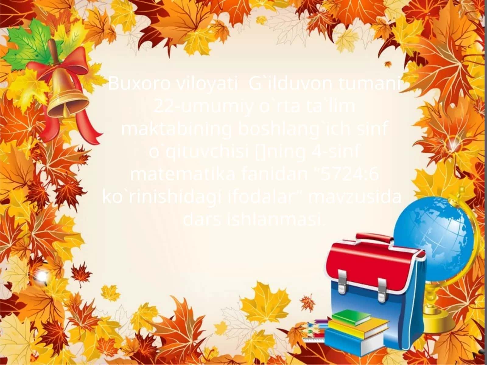 5724:6 ko`rinishidagi ifodalar 1