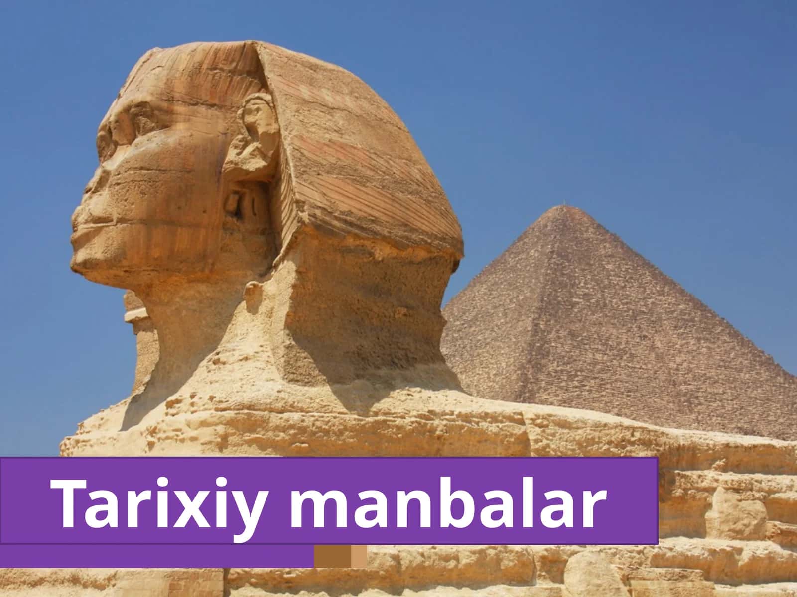 Tarixiy manbalar 1