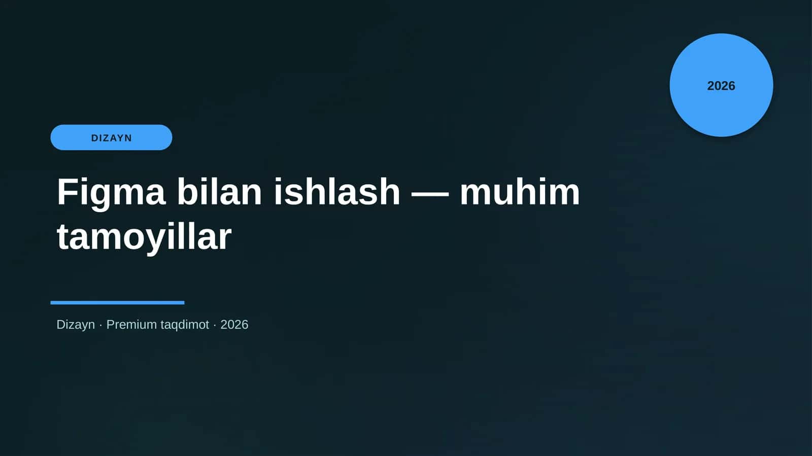 Figma bilan ishlash — muhim tamoyillar 1