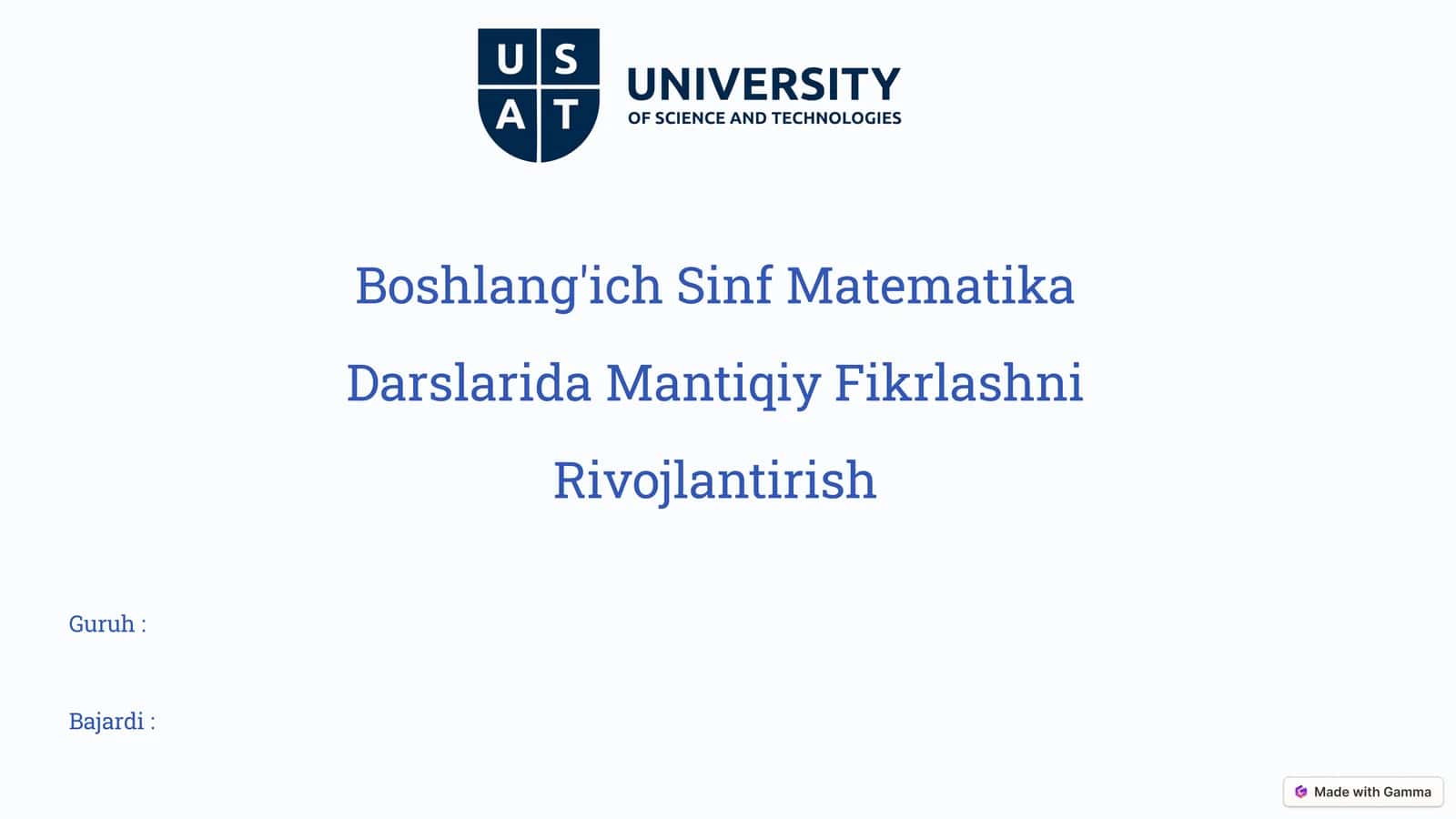 Boshlang'ichSinfMatematikaDarslaridaMantiqiyFikrlashniRivojlantirish 1