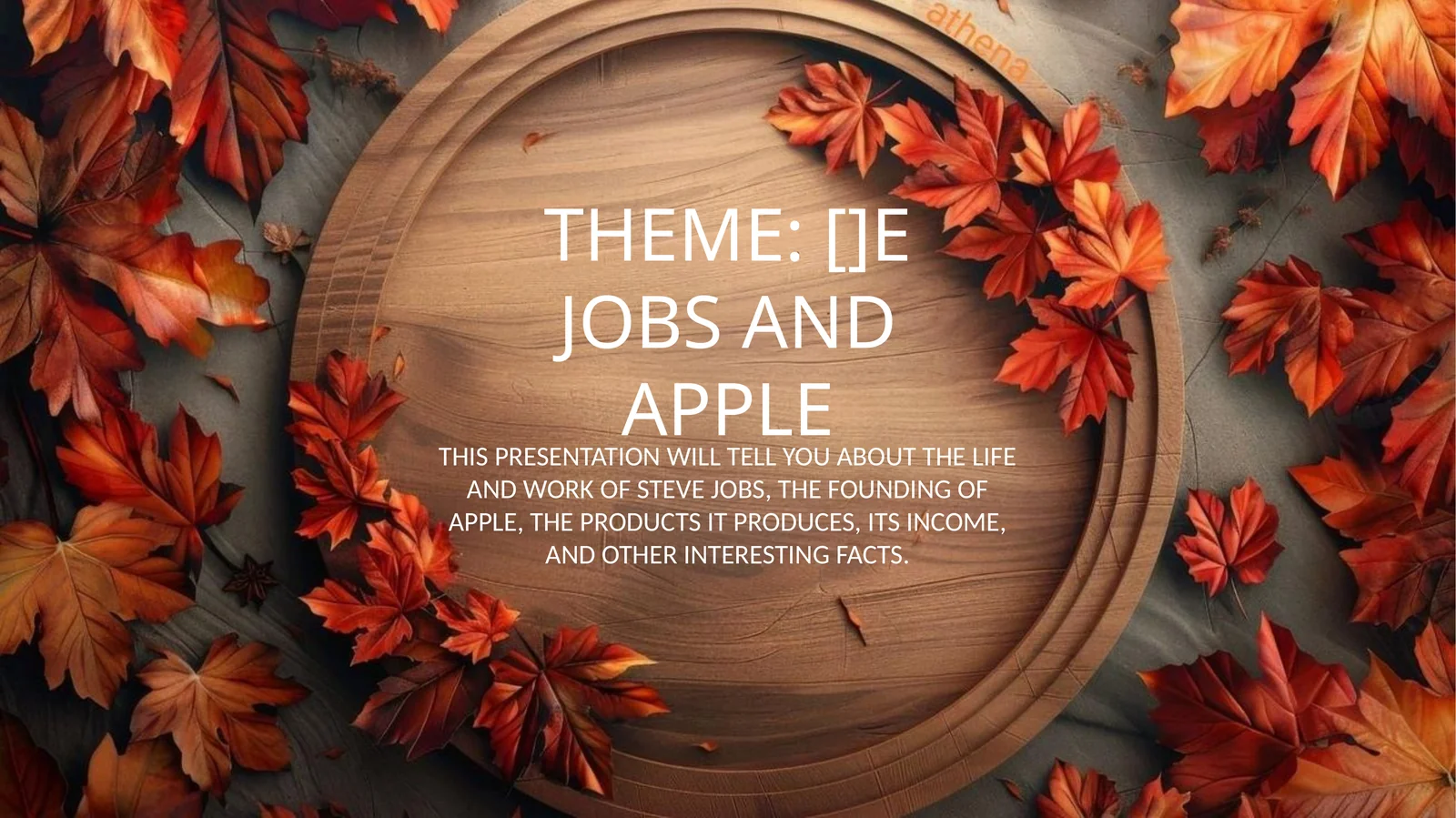 Steve Jobs and Apple 1