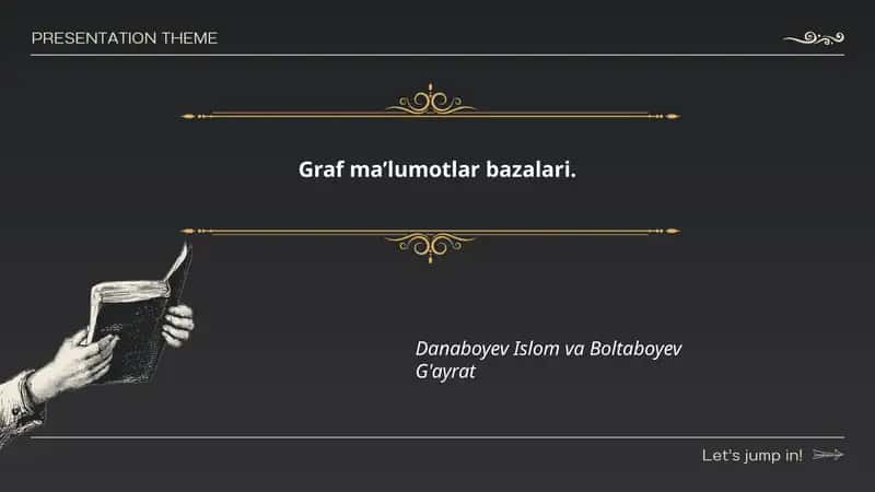 Graf ma’lumotlar bazalari 1