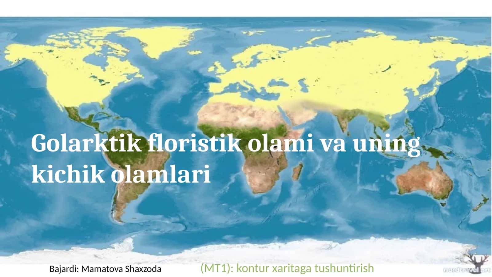 Golarktik floristik olami va uning kichik olamlari 1
