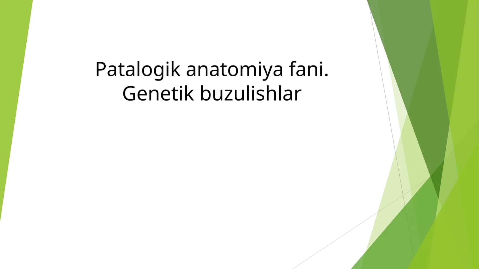 Patalogik anatomiyafani 1