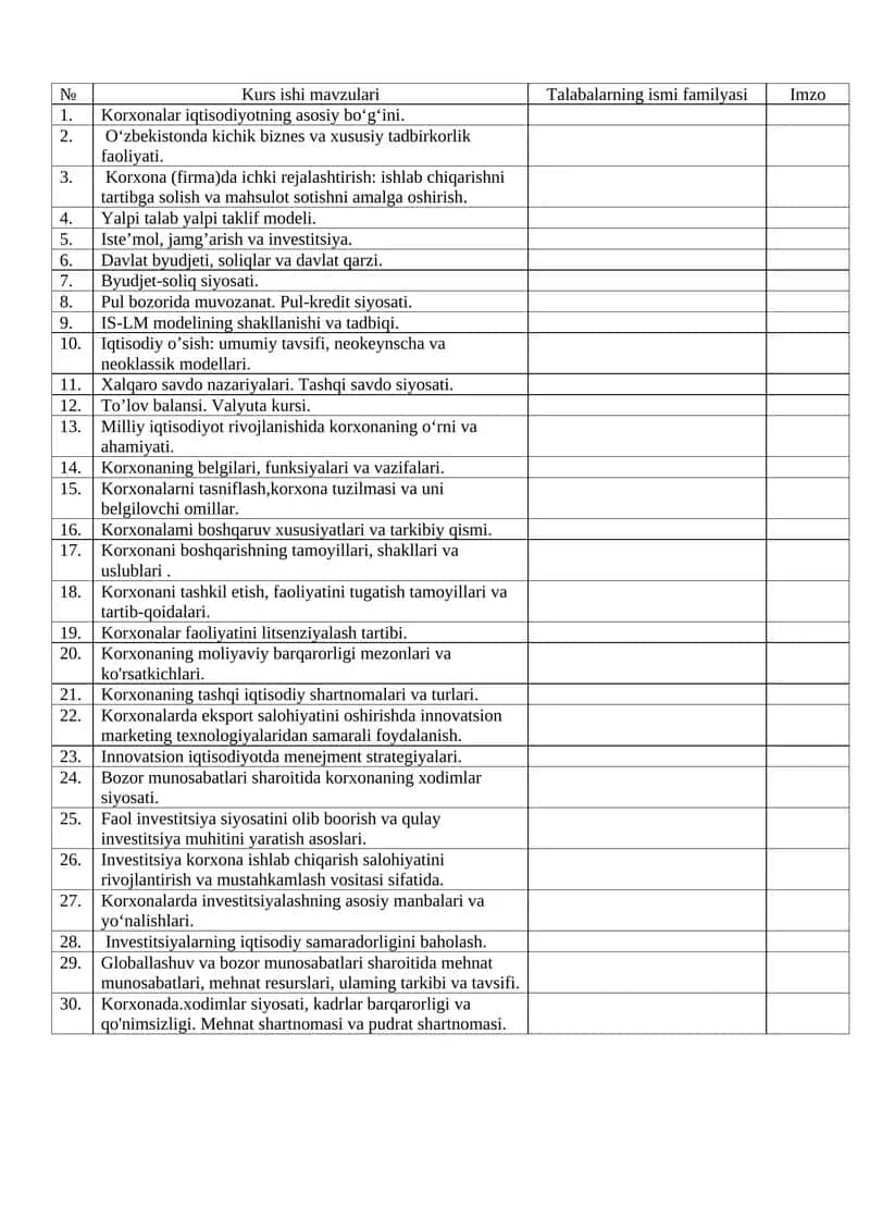 Korxonalar iqtisodiyotning asosiy bo‘g‘ini 1