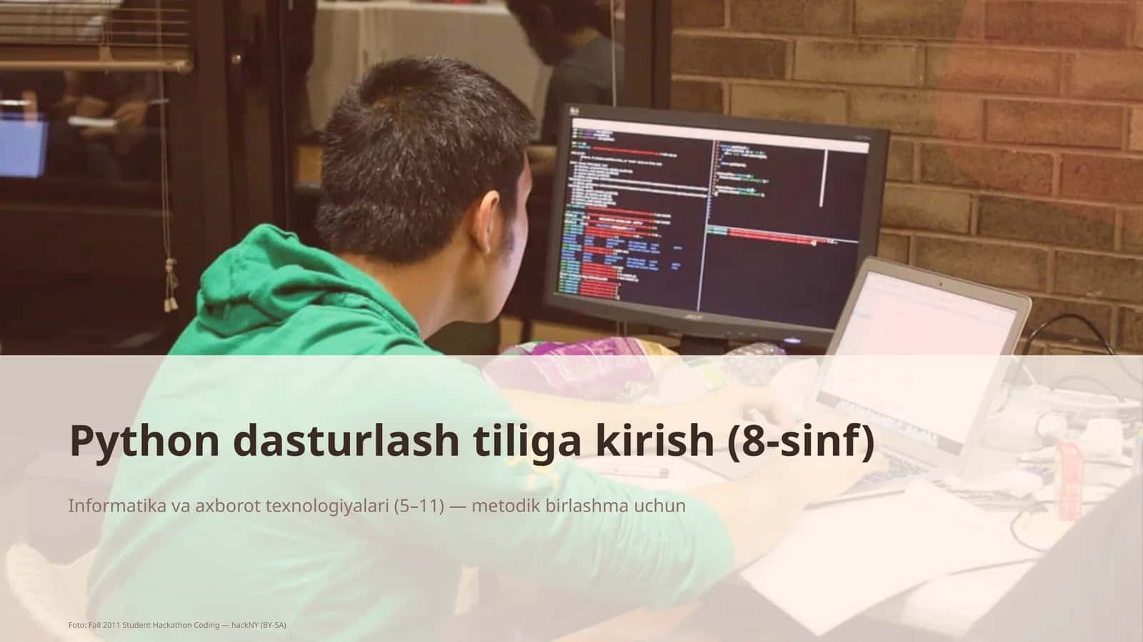 Python dasturlash tiliga kirish (8-sinf) 1