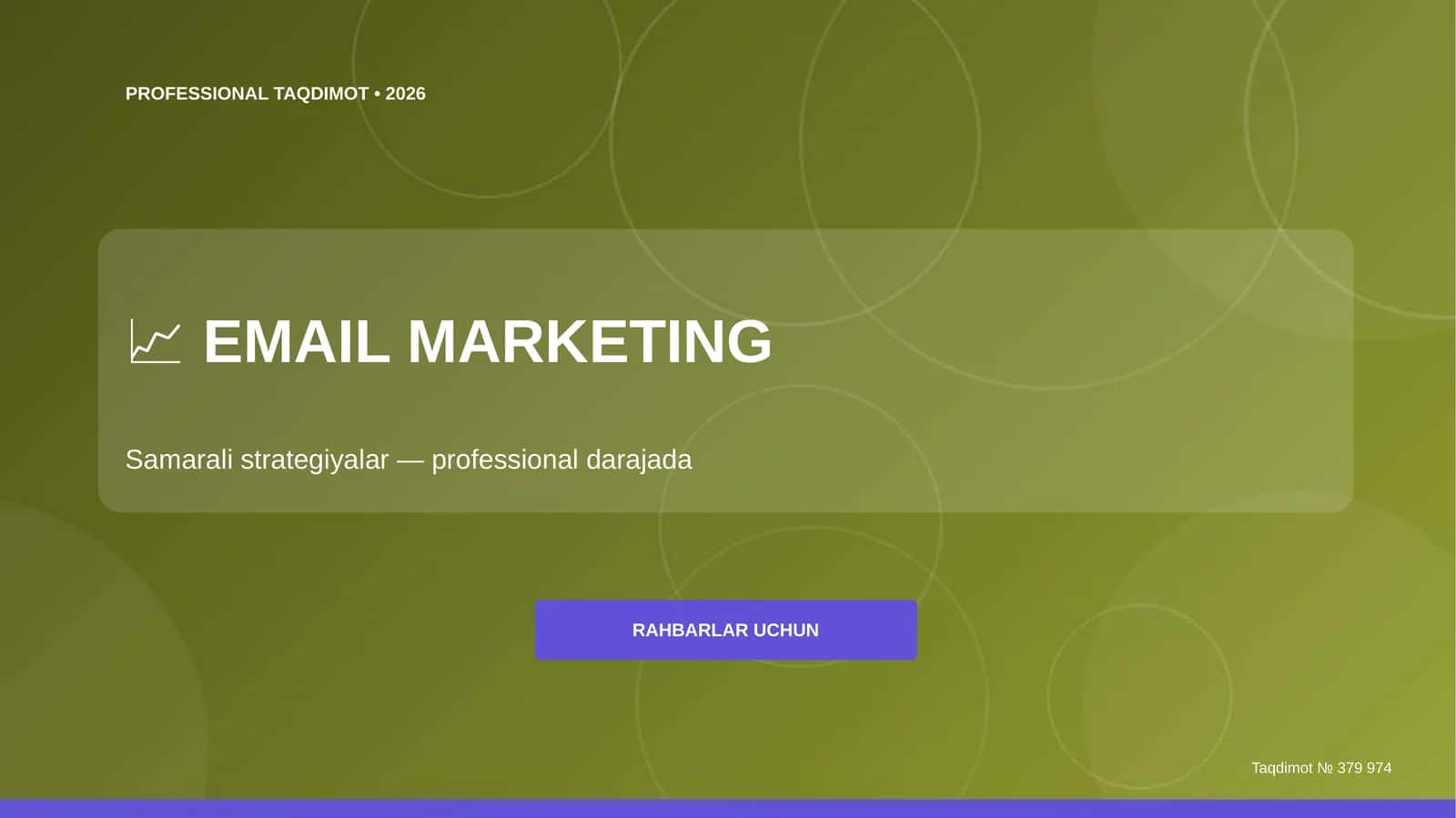 Email marketing: samarali strategiyalar (professional darajada) [rahbarlar uchun] 1