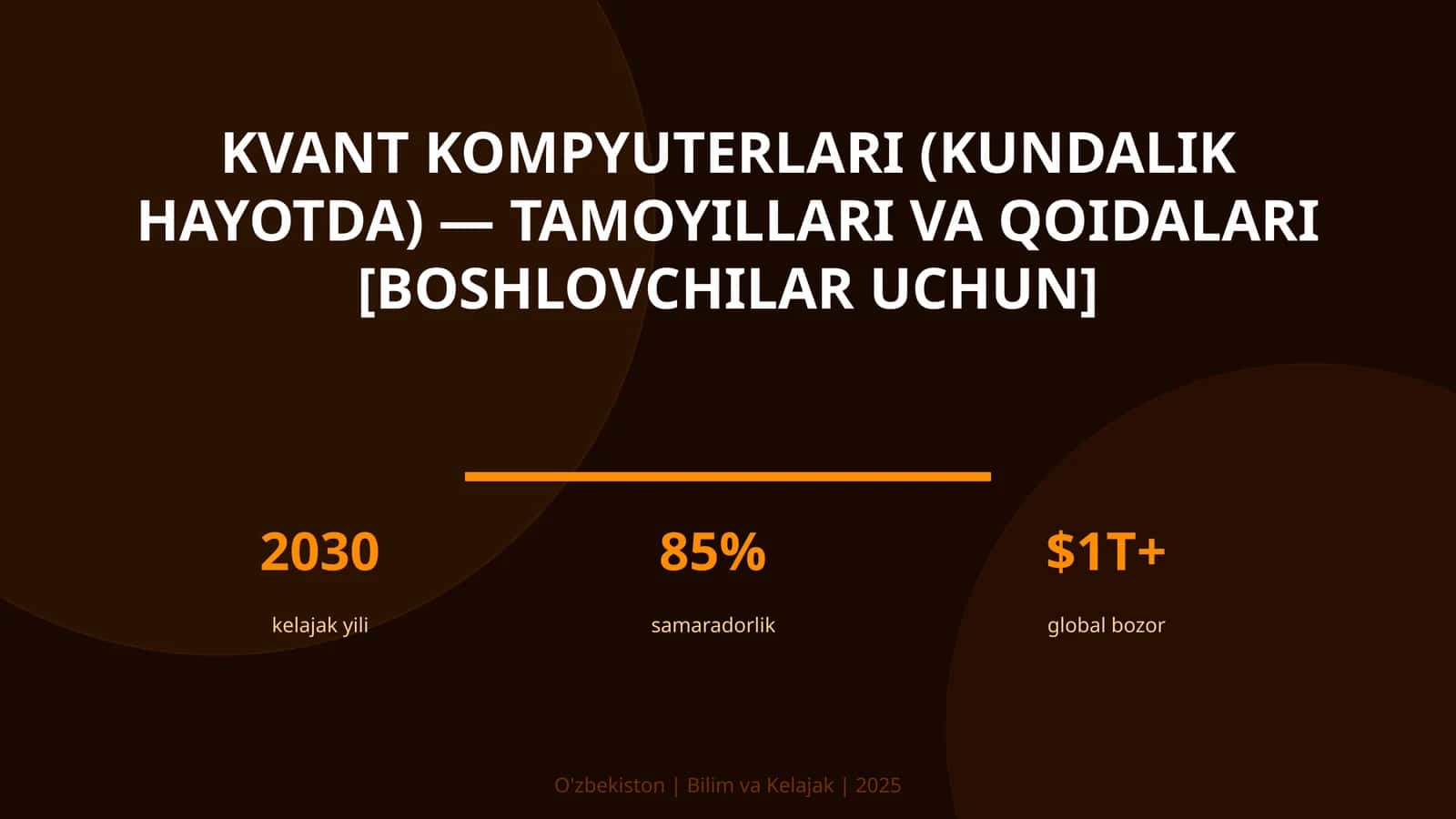 Kvant kompyuterlari (kundalik hayotda) — tamoyillari va qoidalari [boshlovchilar uchun] 1