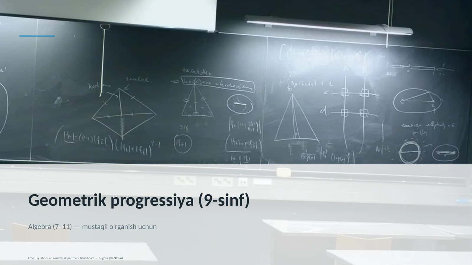 Geometrik progressiya (9-sinf) 2