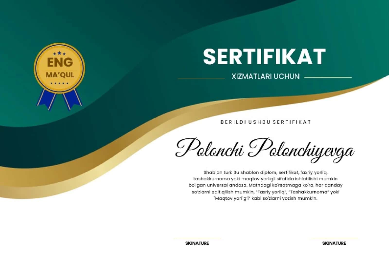 Sertifikat 1
