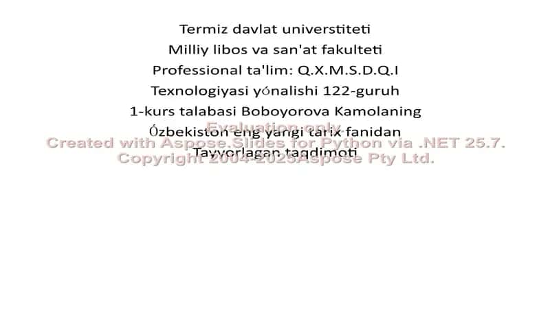 O‘zbekiston Respublikasining Tashkil Topishi va Uning Tarixiy Ahamiyati 1