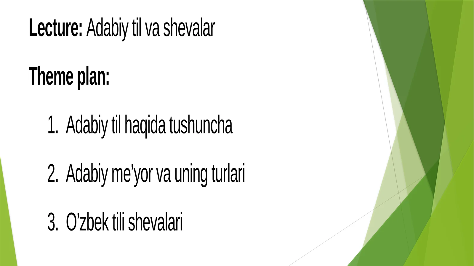 Qaytaishlangan adabiy til 1