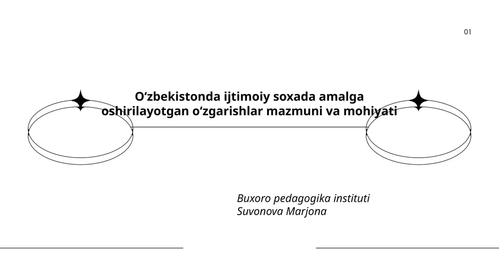 Oʻzbekistonda ijtimoiy soxada amalga oshirilayotgan oʻzgarishlar mazmuni va mohiyati 1