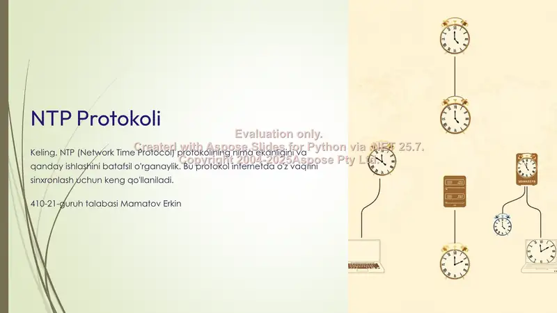 NTP Protokoli 1